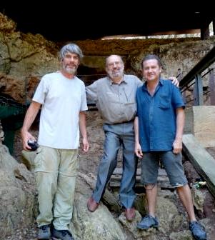 Soler, Lewis and White at L'Arbreda Cave