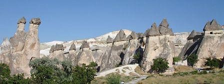 Volcanic landscape in Cappadocia