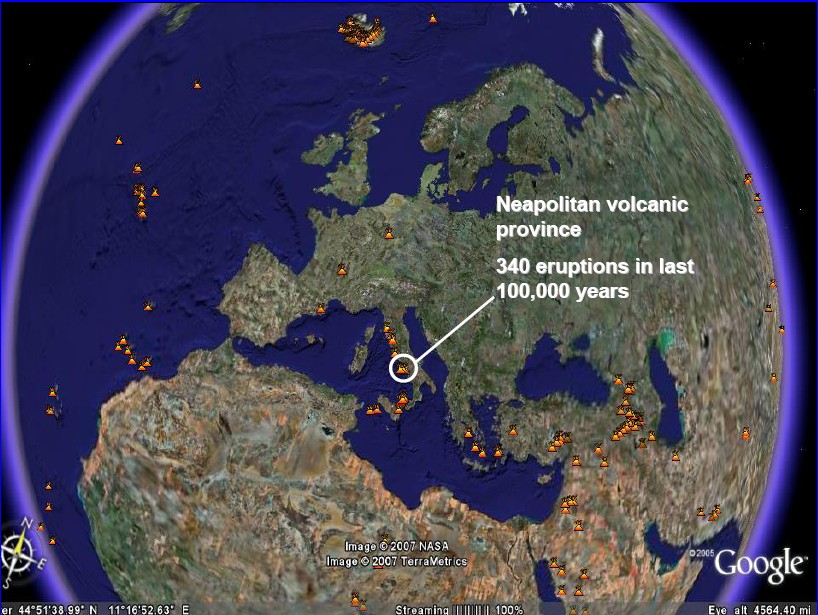 Neopolitan volcano province