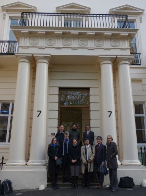 Project team at the Royal Society